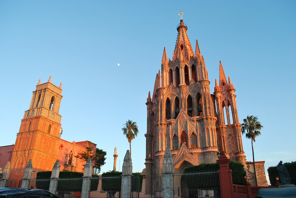 cathedral in San Miguel de Allende, Mexico
