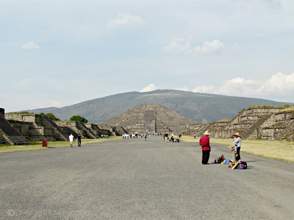 Mexico City Pyramid of Teotihuacan