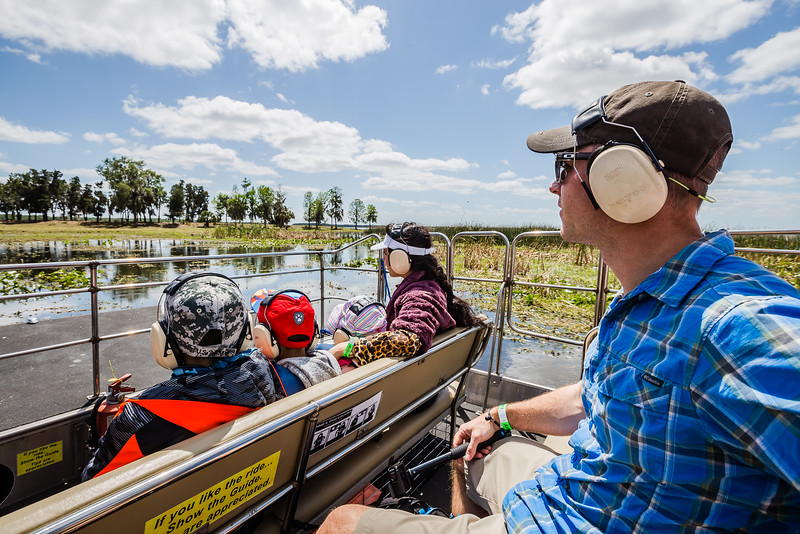 Air boat tour in Kissimmee, Florida