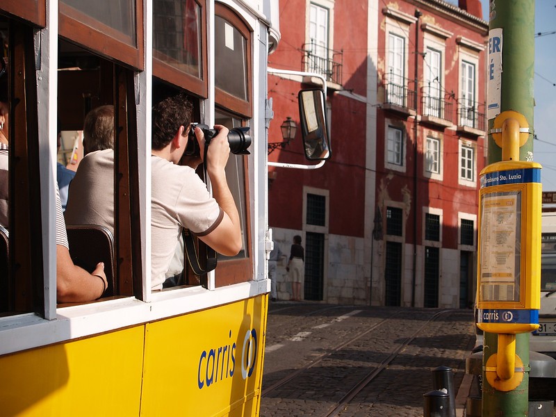 Tram 28 in Lisbon