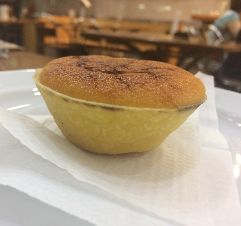 local cake in Lisbon Portugal
