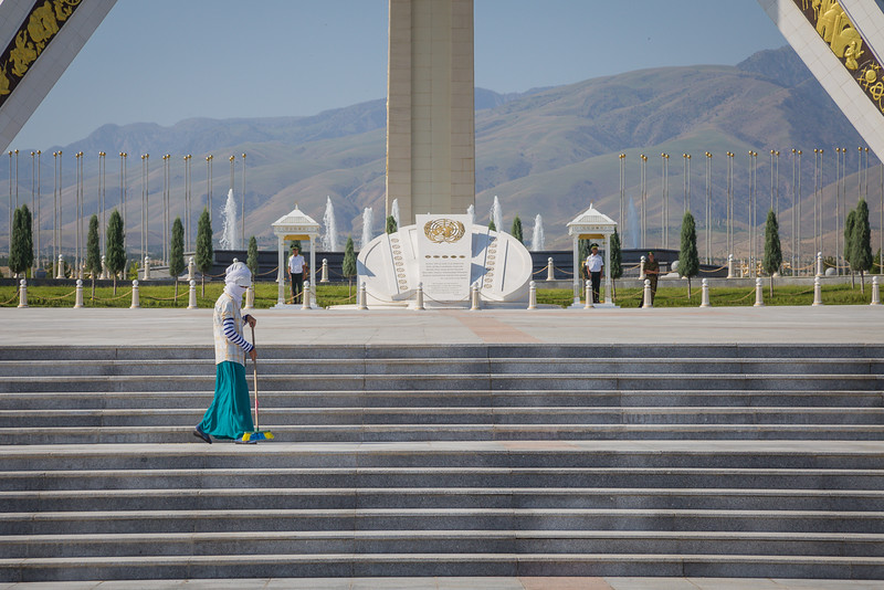 Neutrality Arch - Ashgabat, Turkmenistan
