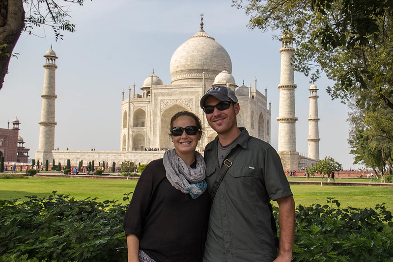 Divergent Travelers at the Taj Mahal in India