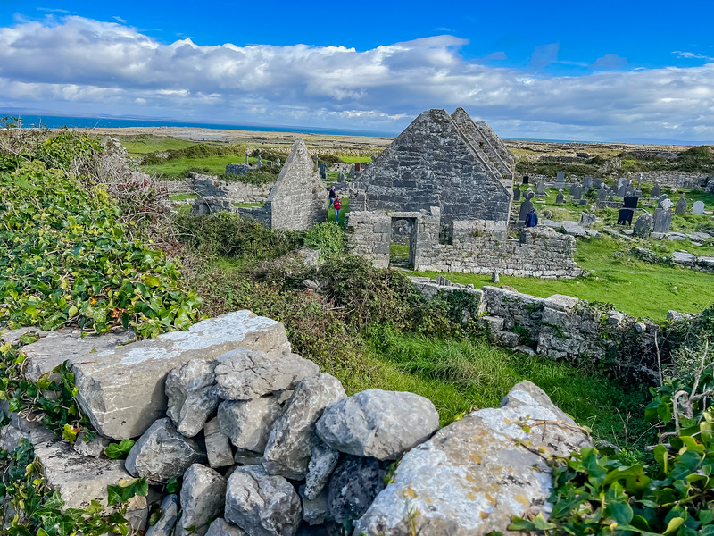 Las siete iglesias en Inishmore, Irlanda