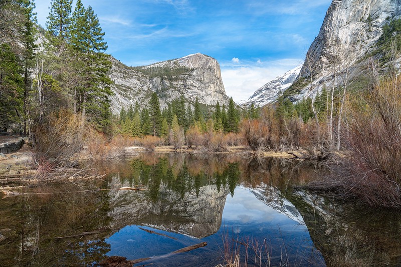 Mirror Lake in Yosemite, California