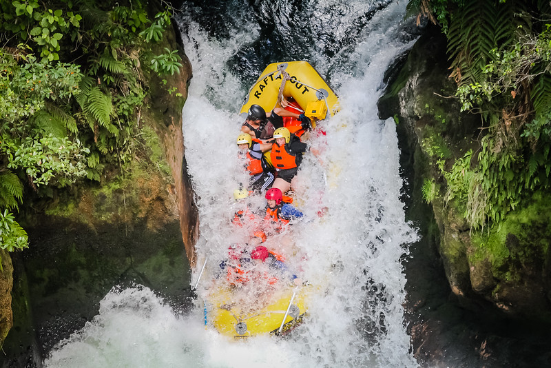 Whitewater Rafting in New Zealand - best places to visit in September