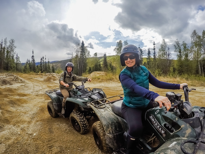 ATV adventure at Chena Hot Springs resort in Alaska