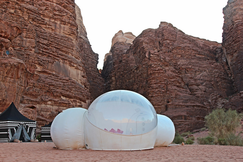 Bubble Camp in Wadi Rum Jordan