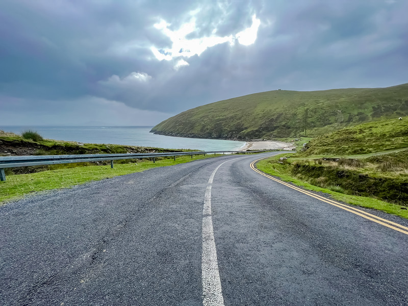 Dramatic coastline view on the Atlantic Drive on Achill Island