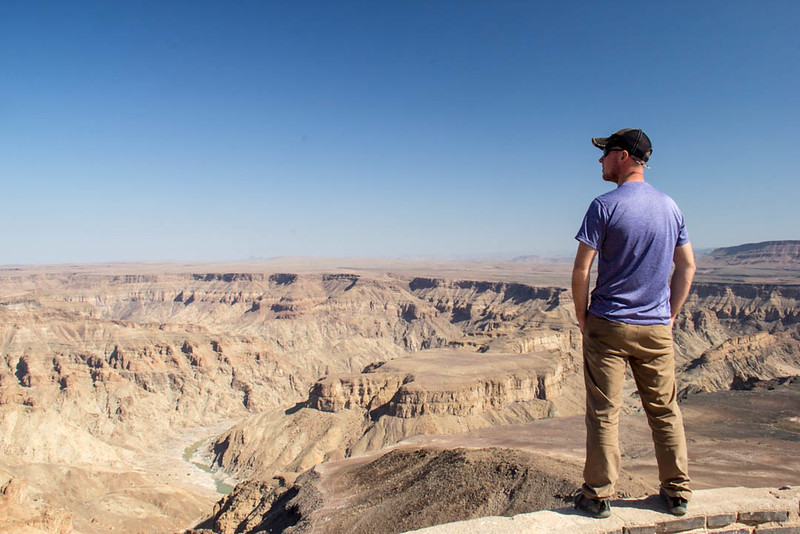 Hiking at Fish River Canyon in Namibia - Travel Essentials for Men