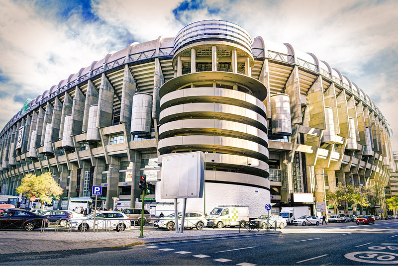 The Bernabeu Stadium, Madrid, Spain