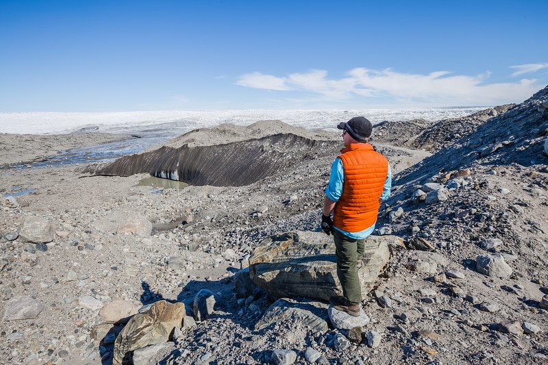 David Stock jr of Divergent Travelers Adventure Travel Blog on a point 660 tour in Greenland