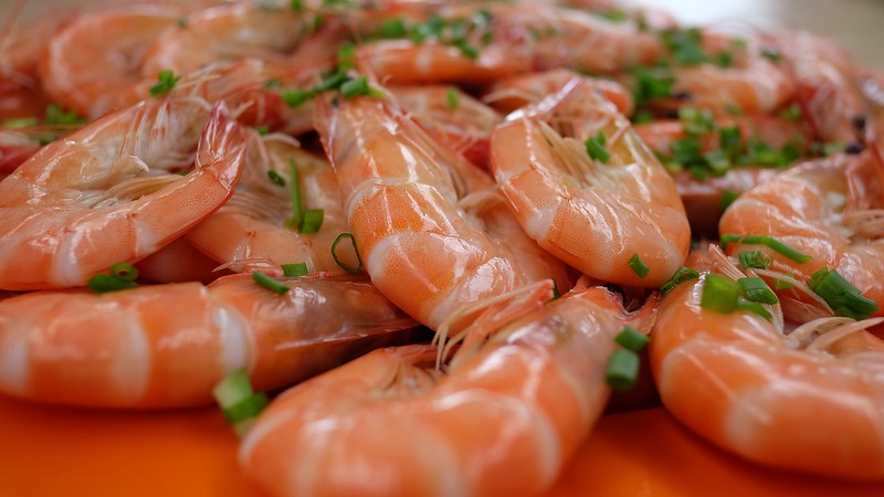Shrimp dish in Lisbon Portugal