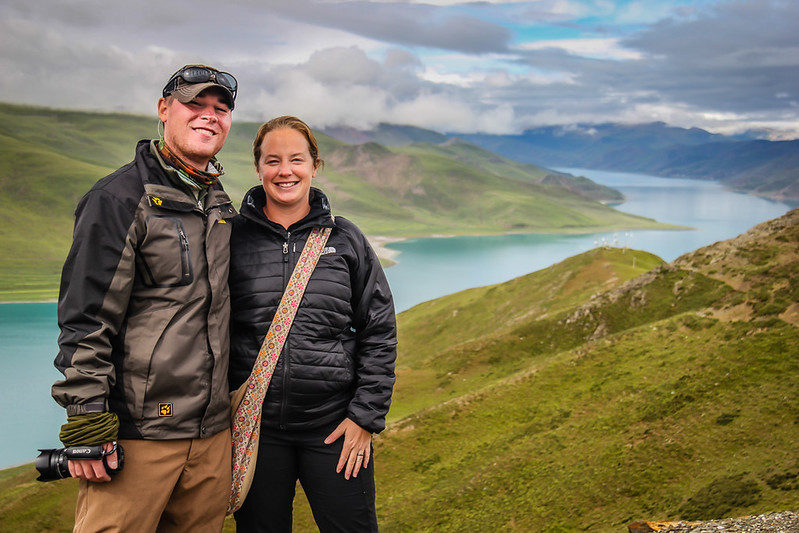 America's Adventure Travel Couple in Tibet (Lina and David Stock)