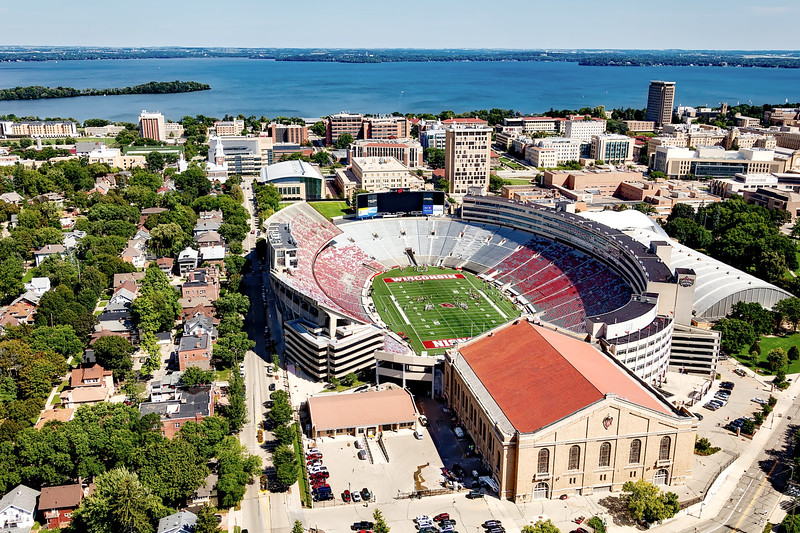Camp Randall Stadium the 4th oldest stadium in the country - Madison Wisconsin. 