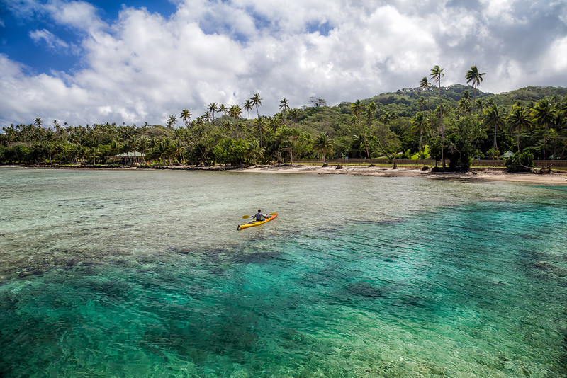 David Stock Jr exploring Fiji by Kayak