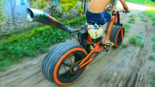 Tambutso na umuusok - Motorized fat tire bike - Wolangqueentv