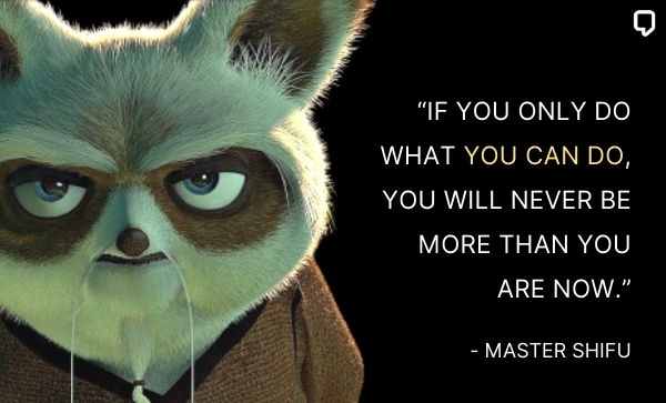 Quotes From master shifu in kung fu panda movie