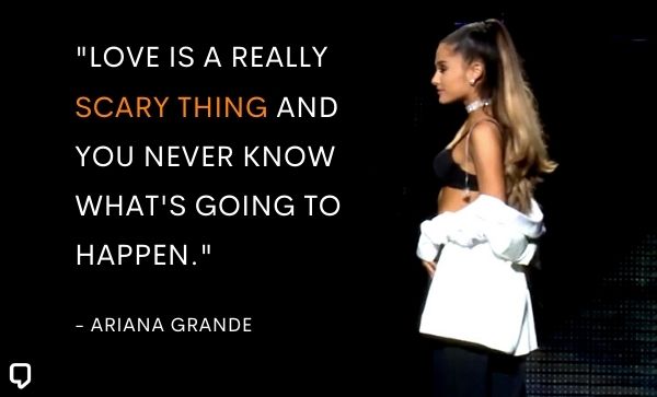ariana grande quotes about love