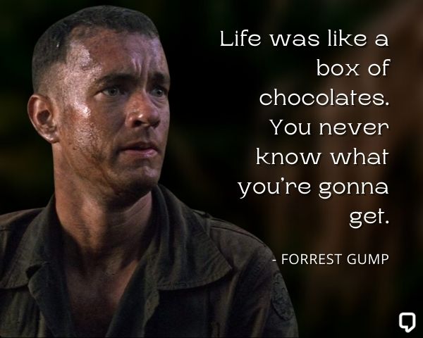 Forrest Gump Chocolate Quote
