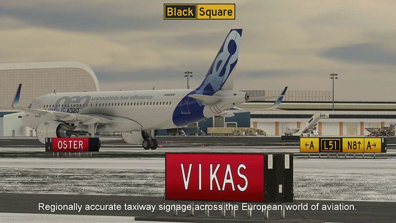 Microsoft Flight Simulator: real taxiways europe
