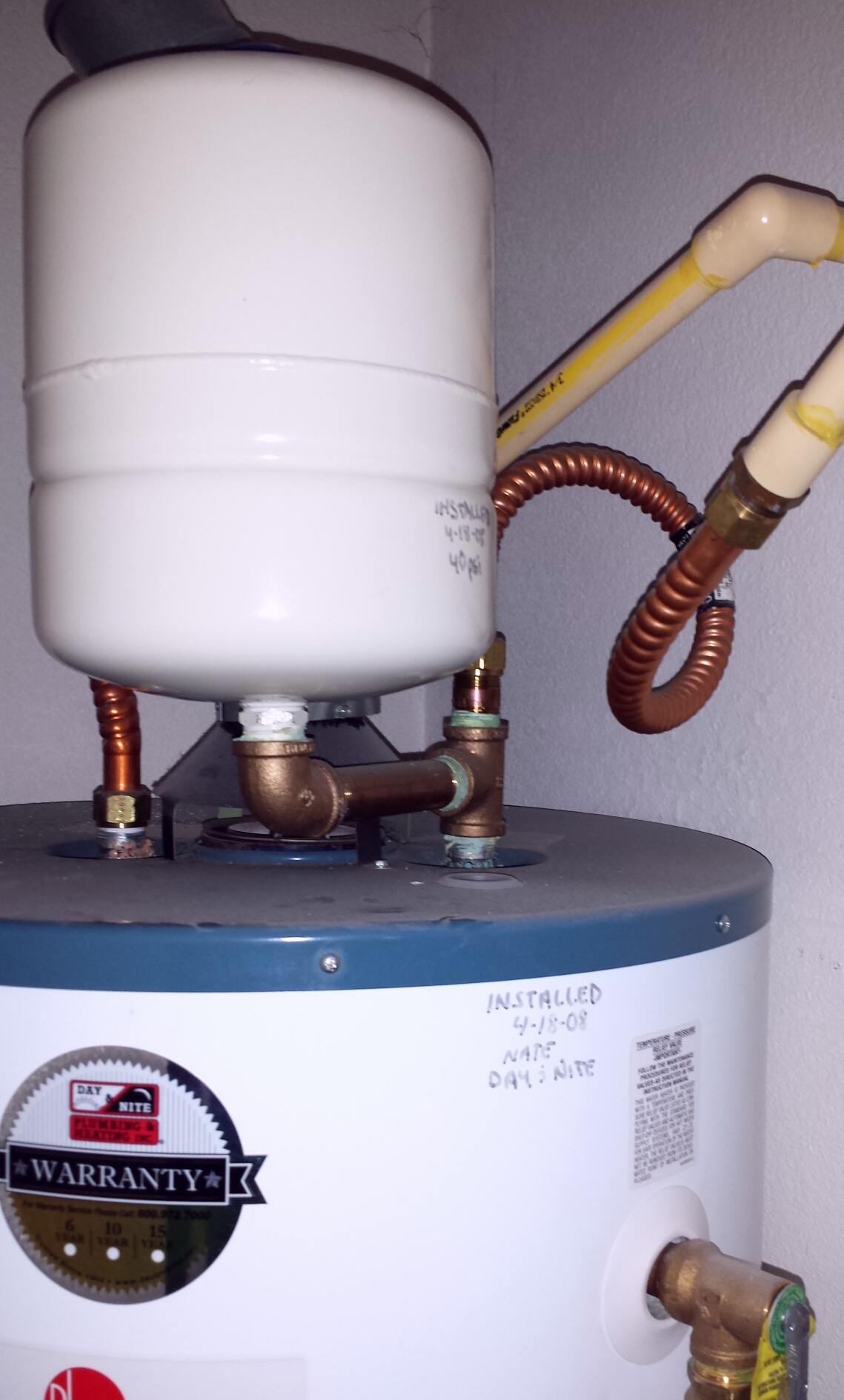 Expansion Tank That Thing On Top Of Your Water Heater Plumbertalk