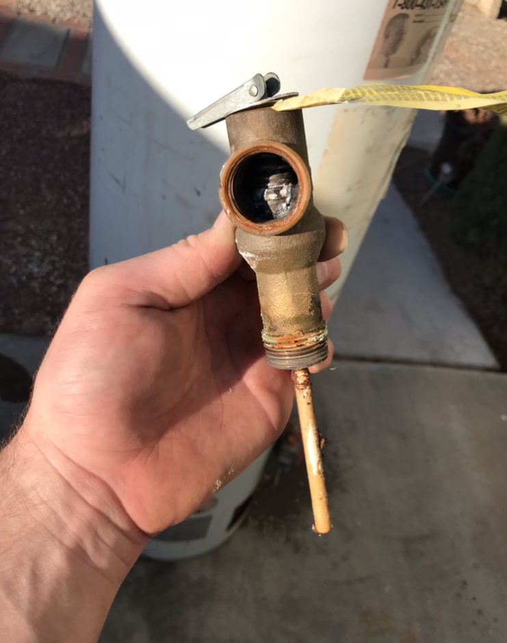 The T And P Valve Can Leak Due To Water Deposits Guaranteed