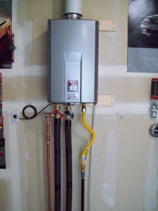 Tankless Water Heater Install Photos White Knight Plumbing