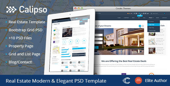 [Download] Calipso Real Estate Buy Rent Sell PSD 