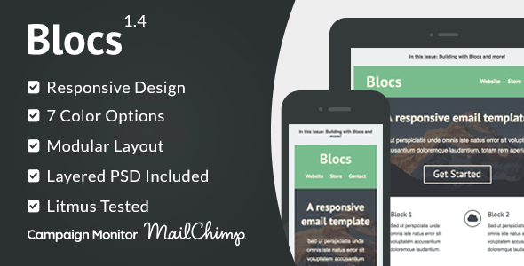 Download Blocs – Responsive Email Template Nulled 