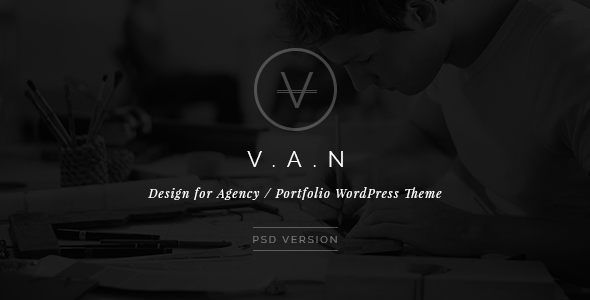Download VAN – Agency / Portfolio PSD Template Nulled 