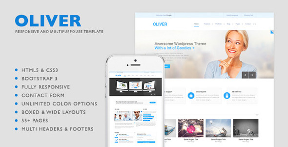 Download Oliver – HTML5 Multipurpose Template Nulled 