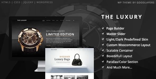 Download The Luxury – Dark / Light Responsive WordPress Nulled 