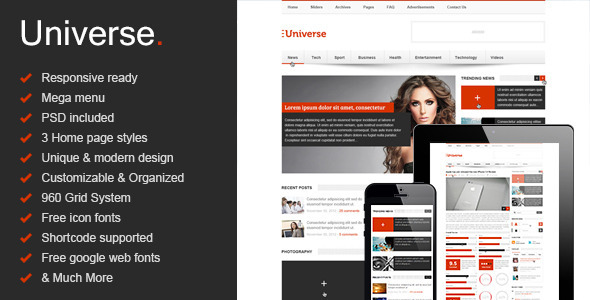 [Download] Universe – Responsive HTML5 Magazine – News, Blog 