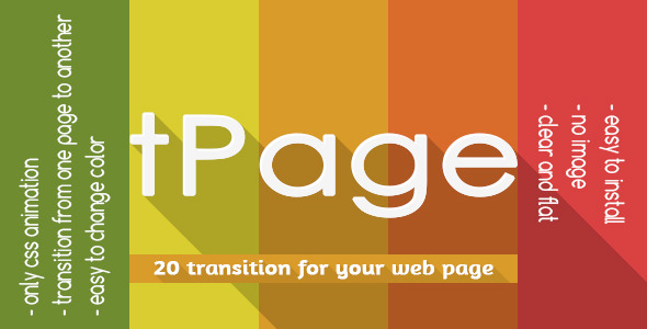 Download tPage – Transition from one page to another page – Nulled 