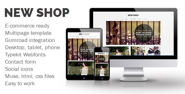 Download New Shop Muse Template Nulled 