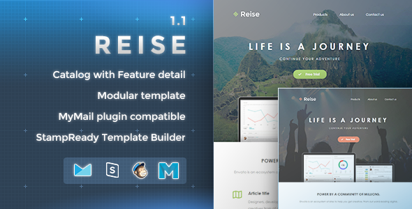 [Download] Reise – Responsive Email Template 