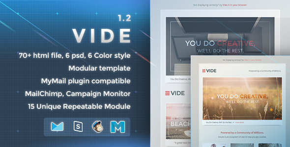 [Download] Vide – Responsive Email Template 