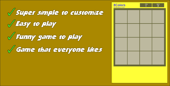 Download 8Colors Memory Game Nulled 