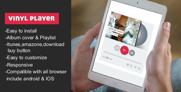 Download Vinyl Music Player With Playlist Nulled 