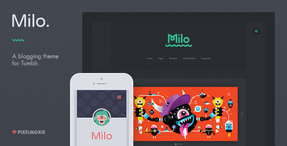 Download Milo – A Blogging Theme for Tumblr Nulled 