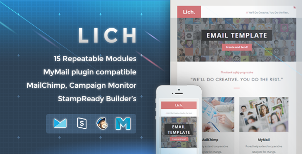 Download Lich – Responsive Email Template Nulled 