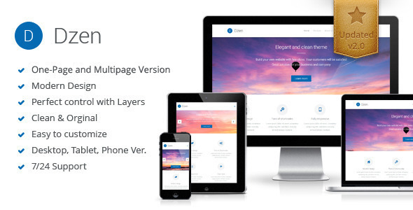Download Dzen – Multipurpose Muse Template Nulled 