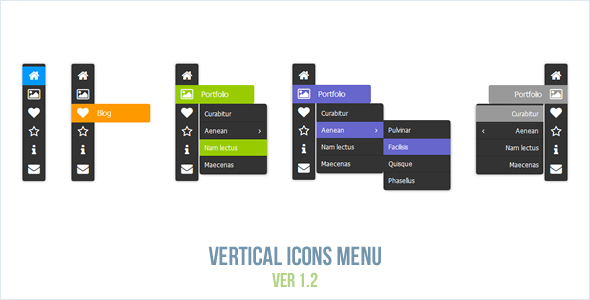 Download Vertical Icons Menu Nulled 