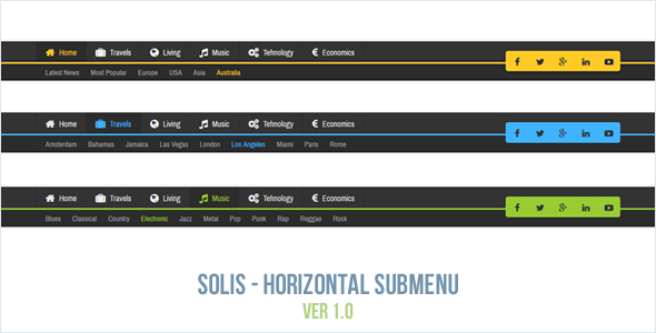 Download Solis – Horizontal Submenu Nulled 