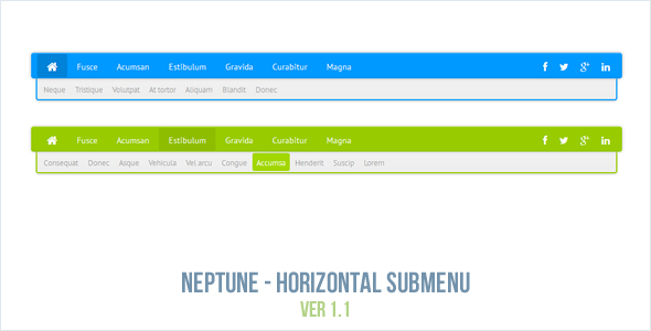Download Neptune – Horizontal Submenu Nulled 