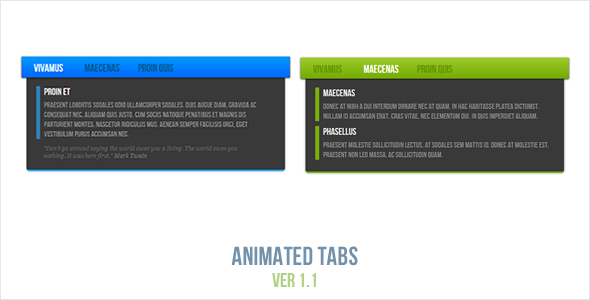 Download Animated Tabs Nulled 