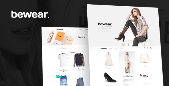 Download Bewear – Lookbook Style eCommerce PSD Template Nulled 
