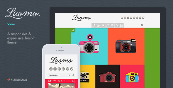 Download Luomo – A Responsive & Expressive Tumblr Theme Nulled 