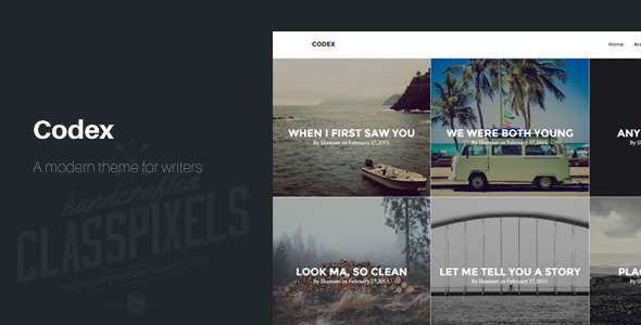Download Codex Blogging theme to tell Stories Nulled 